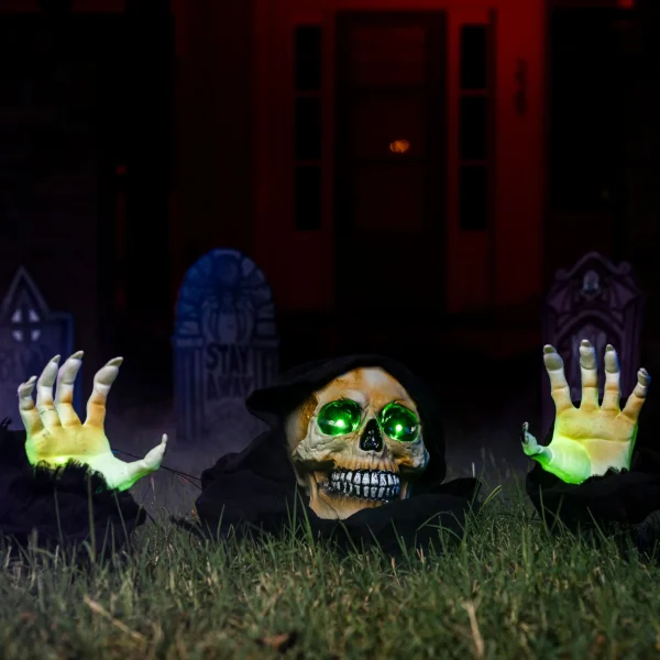 Halloween Grim Reaper Groundbreaker Decoration 4 Halloween Grim Reaper Groundbreaker Decoration - Image 2