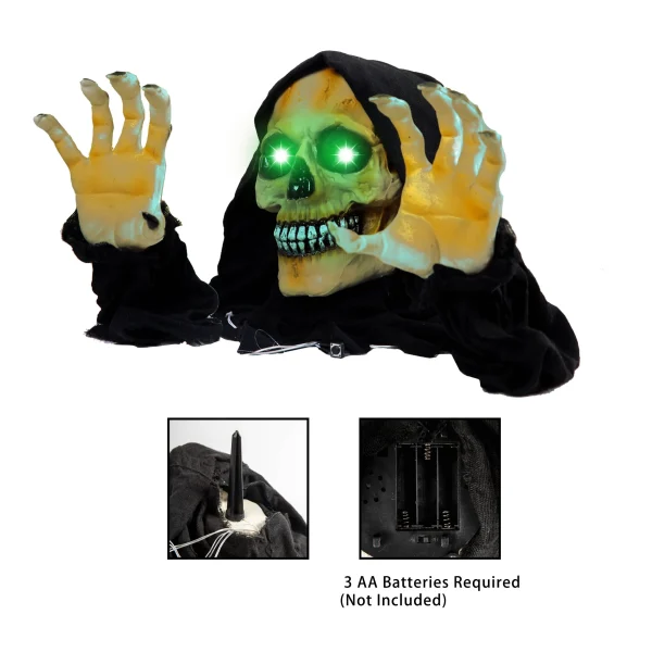 Halloween Grim Reaper Groundbreaker Decoration 5 Halloween Grim Reaper Groundbreaker Decoration - Image 3