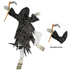 Halloween Wall Climber Grim Reaper Decoration 37.5in -Spirit Halloween Shop Halloween Grim Reaper Wall Climber Decoration 37.5in 3 result scaled 600x600 1