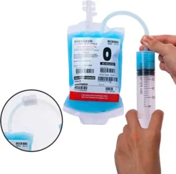 12Pcs Halloween IV Drink Bags -Spirit Halloween Shop Halloween IV Drink Bags 3 600x595 1