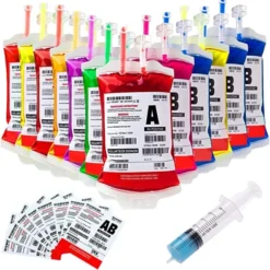 12Pcs Halloween IV Drink Bags