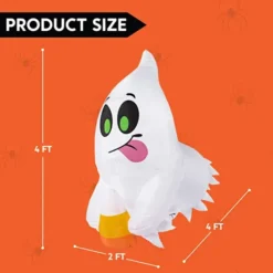 4ft Halloween Inflatable LED Ghost With Candy -Spirit Halloween Shop Halloween Inflatable LED Ghost with Candy 4ft 5 600x600 1