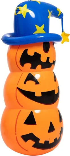 4.5ft Halloween Inflatable Pumpkin Tumbler Decoration -Spirit Halloween Shop Halloween Inflatable Pumpkin Tumbler Decoration 4.5 FT 4 result 600x1325 1