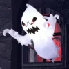 3.5ft Light Up Inflatable Ghost Flying Out From Window -Spirit Halloween Shop Halloween Inflatable Window Crasher Ghost 3.5 ft 4 600x600 1