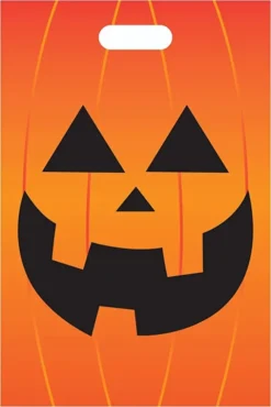 72pcs Halloween Pumpkin Treat Bags -Spirit Halloween Shop Halloween Jack O Lantern Trick Or Treat Bags 72 pack 2 600x898 1