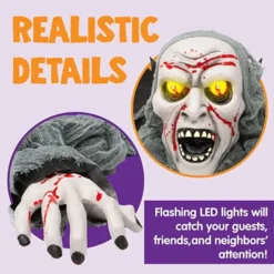 Halloween Light Up Zombie Ground Breaker -Spirit Halloween Shop Halloween Light Up Zombie Ground Breaker 3 600x600 1