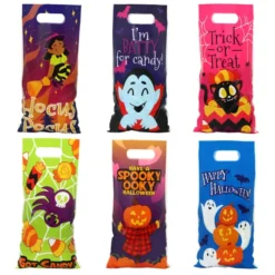 72Pcs Halloween MultiCharacters Candy Bag -Spirit Halloween Shop Halloween MultiCharacters Candy Bag 72 Pcs 2 600x600 1