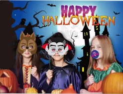 Halloween Cartoon Backdrop And Studio Props 6in X 4/5in -Spirit Halloween Shop Halloween Photography Backdrop and Studio Props 4 600x459 1
