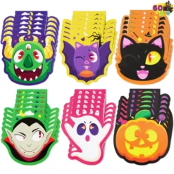 60Pcs Halloween Spooky Characters Mini Notepad Set -Spirit Halloween Shop Halloween Spooky Characters Mini Notepad Set 60 Pcak 3 result 1 600x600 1