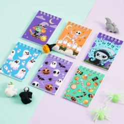 60Pcs Halloween Spooky Notepad Set 9 60Pcs Halloween Spooky Notepad Set -Spirit Halloween Shop Halloween Spooky Notepad Set 60 Pack 2 result 1 600x600 1