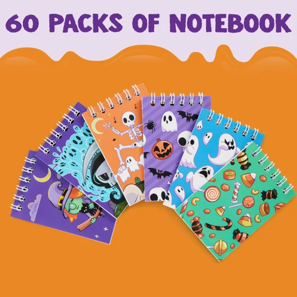 60Pcs Halloween Spooky Notepad Set 7 60Pcs Halloween Spooky Notepad Set - Image 5