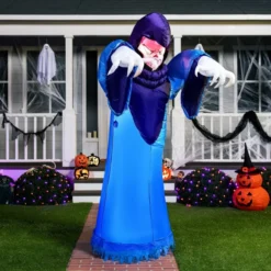 8ft Jumbo Spooky Warlock Inflatable -Spirit Halloween Shop Halloween Spooky Warlock Inflatable 8ft 2 600x600 1