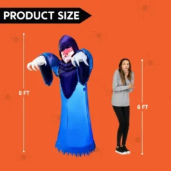 8ft Jumbo Spooky Warlock Inflatable -Spirit Halloween Shop Halloween Spooky Warlock Inflatable 8ft 3 600x600 1