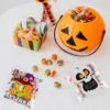 150 Pcs Halloween Square Double Sided Cellophane Candy Treat Bag