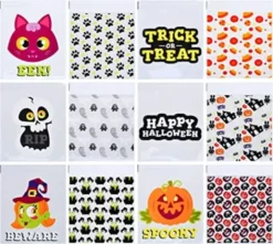 150 Pcs Halloween Square Double Sided Cellophane Candy Treat Bag 10 150 Pcs Halloween Square Double Sided Cellophane Candy Treat Bag -Spirit Halloween Shop Halloween Square Double Sided Cellophane Candy Treat Bag 150 Pcs 600x538 1