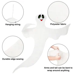 2Pcs Halloween Tree Hugger Ghost 50in -Spirit Halloween Shop Halloween Tree Hugger Ghost 2 Packs 5 scaled 600x600 1