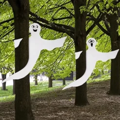 2Pcs Halloween Tree Hugger Ghost 46in -Spirit Halloween Shop Halloween Tree Hugger Ghost 2 packs 1 600x600 1