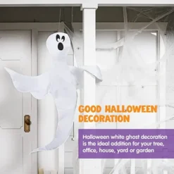Halloween Tree Wrap Ghost Decoration 53in -Spirit Halloween Shop Halloween Tree Wrap Ghost Decoration 53in 2 600x600 1