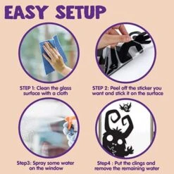 Halloween Monster Window Decoration 11 Halloween Monster Window Decoration -Spirit Halloween Shop Halloween Window Clings Monster 3 600x600 1