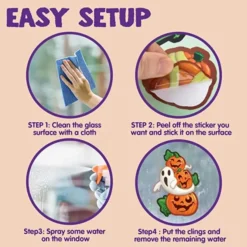 Halloween Sticker Window Decorations 11 Halloween Sticker Window Decorations -Spirit Halloween Shop Halloween Window Clings Trick or Treats 1 600x600 1