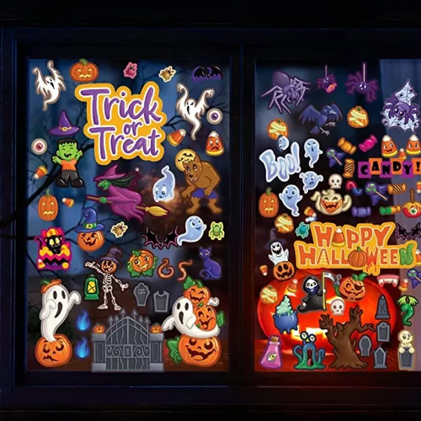 Halloween Sticker Window Decorations 8 Halloween Sticker Window Decorations - Image 6