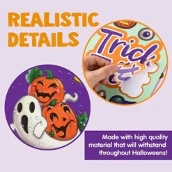 Halloween Sticker Window Decorations 10 Halloween Sticker Window Decorations -Spirit Halloween Shop Halloween Window Clings Trick or Treats 7 600x600 1