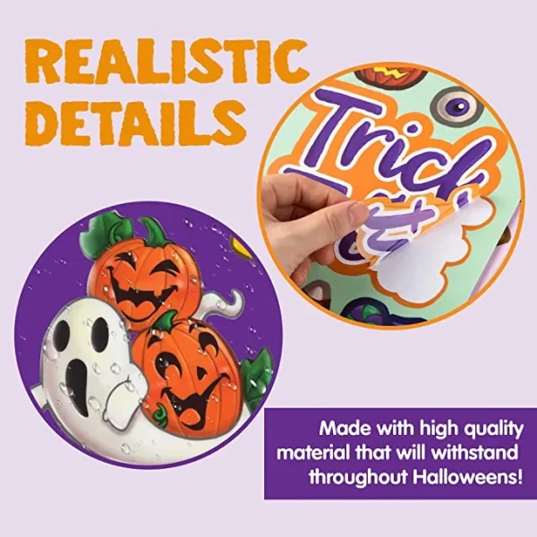 Halloween Sticker Window Decorations 5 Halloween Sticker Window Decorations - Image 3