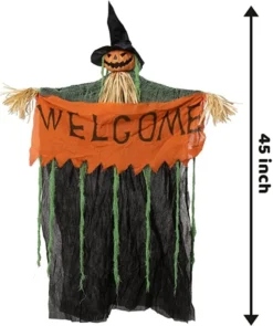 3Pcs Hanging Decors With "Welcome" Banners 45in -Spirit Halloween Shop Hanging Decors with Welcome Banners 2 600x716 1