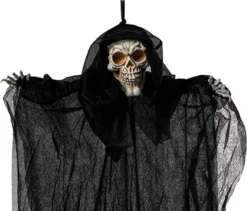 4Pcs Hanging Grim Reapers 26in -Spirit Halloween Shop Hanging Grim Reapers 3 600x513 1