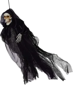 4Pcs Hanging Grim Reapers 26in -Spirit Halloween Shop Hanging Grim Reapers 7 600x695 1