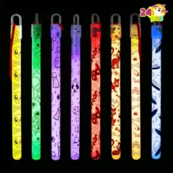 24Pcs Halloween Glow Stick Hanging Wands -Spirit Halloween Shop Hanging Wands Glowsticks 24 Pcs 1 结果 600x600 1