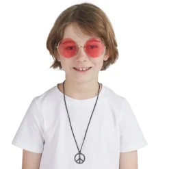 Hippie Party Accessories Set With Necklace, Sunglasses 6 Pcs -Spirit Halloween Shop Hippie Party Accessories Set with Necklace Sunglasses 6 pcs 4 result 600x600 1