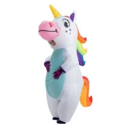 Child Unicorn Halloween Blow Up Costumes 6ft