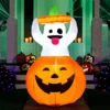 5ft Inflatable Ghost In Pumpkin Decoration -Spirit Halloween Shop Inflatable Ghost in Pumpkin Decoration 5ft 7 600x600 1
