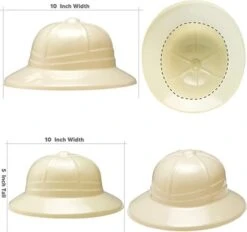 24Pcs Jungle Theme Animals Explorer Party Hat -Spirit Halloween Shop Jungle Theme Animals Explorer Party Hat 24 Pcs 2 600x564 1