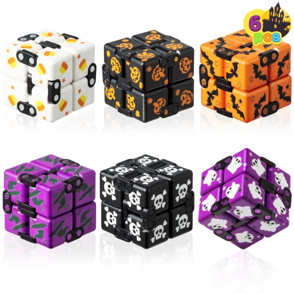 6Pcs Kids Halloween Infinity Cube 5 6Pcs Kids Halloween Infinity Cube - Image 3
