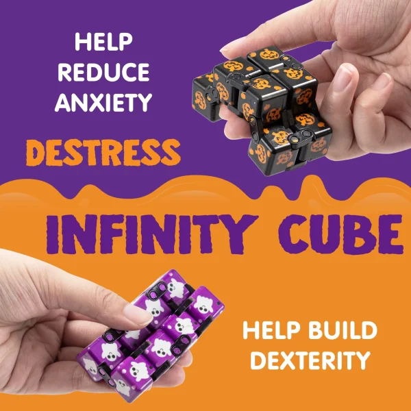 6Pcs Kids Halloween Infinity Cube 8 6Pcs Kids Halloween Infinity Cube - Image 6