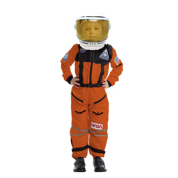 Kids Astronaut With Visor Helmet Halloween Costume 5 Kids Astronaut With Visor Helmet Halloween Costume - Image 3