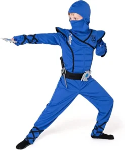 Kids Blue Ninja Halloween Costume 10 Kids Blue Ninja Halloween Costume -Spirit Halloween Shop Kids Blue Ninja Halloween CostumeKids Blue Ninja Halloween Costume 1 600x716 1