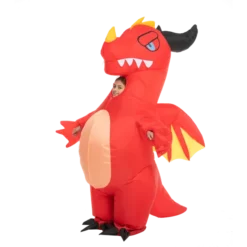 Kids Inflatable Red Dragon Halloween Costume