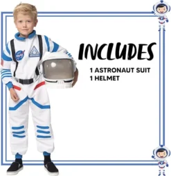 Kids White NASA Astronaut Halloween Costume -Spirit Halloween Shop Kids White NASA Astronaut Halloween Costume 3