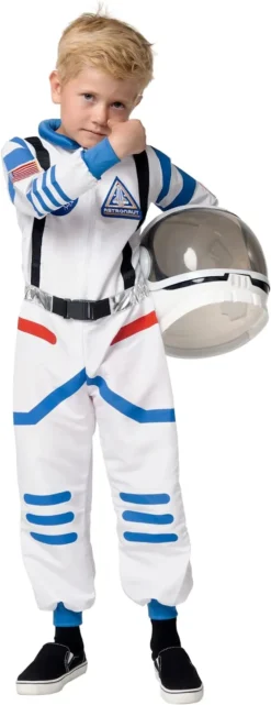 Kids White NASA Astronaut Halloween Costume -Spirit Halloween Shop Kids White NASA Astronaut Halloween Costume 4