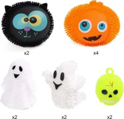 12Pcs Halloween LED Puffer Balls -Spirit Halloween Shop LED Puffer Balls 12 Pcs 4 result 600x576 1