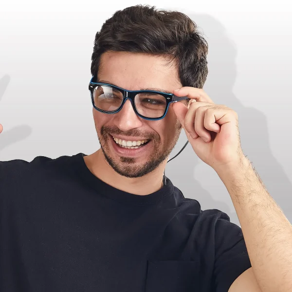 LED Sunglasses Costumes Blue 6 LED Sunglasses Costumes Blue - Image 4