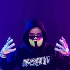 Light-Up Mask With Gloves