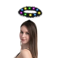 Light Up White Angel Halo Headband -Spirit Halloween Shop Light Up White Angel Halo Headband 3 result 600x600 1
