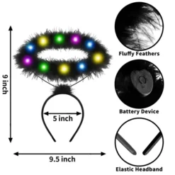 Light Up White Angel Halo Headband -Spirit Halloween Shop Light Up White Angel Halo Headband 5 result 600x600 1