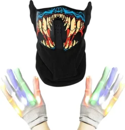 Light-up Mask And Gloves -Spirit Halloween Shop Light up Mask and Gloves 5 600x625 1