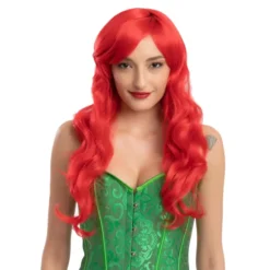 Long Red Curly Mermaid Wig Set With Wig Cap And Comb -Spirit Halloween Shop Long Red Curly Mermaid Wig Set with Wig Cap and Comb 5 result scaled 600x600 1