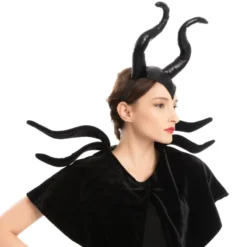 Maleficent Horns Halloween Headband -Spirit Halloween Shop Maleficent Horns Halloween Headband 4 result 600x600 1